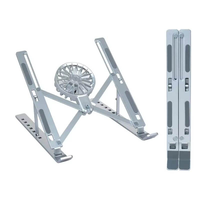 MJDesk adjustable laptop stand with cooling fan