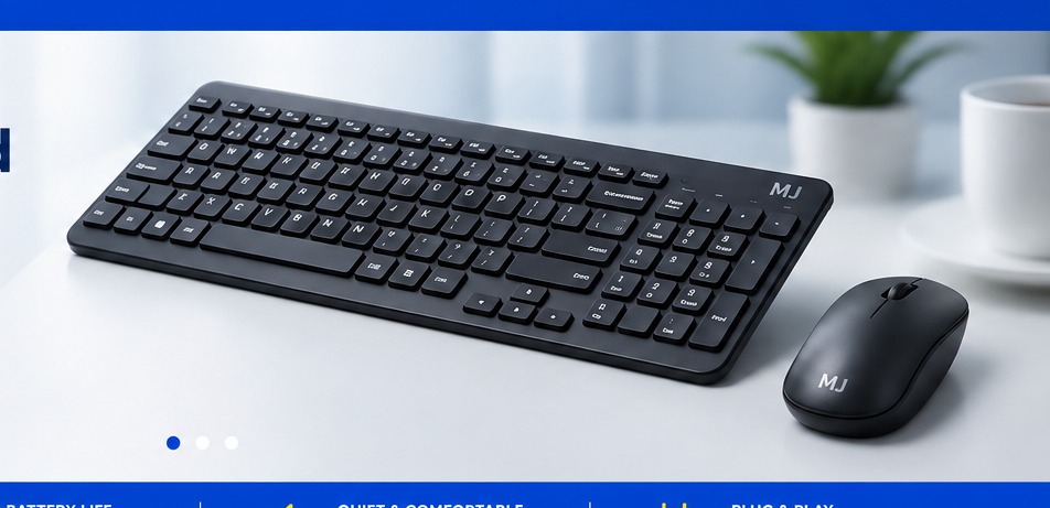 Wireless keyboard and mouse combo product concept